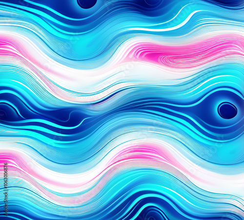 Blue and colorful wavy dynamic motion graphics. light motion shape curve. wavy banner template. background texture, neat cracks, 8k quality. generative ai 