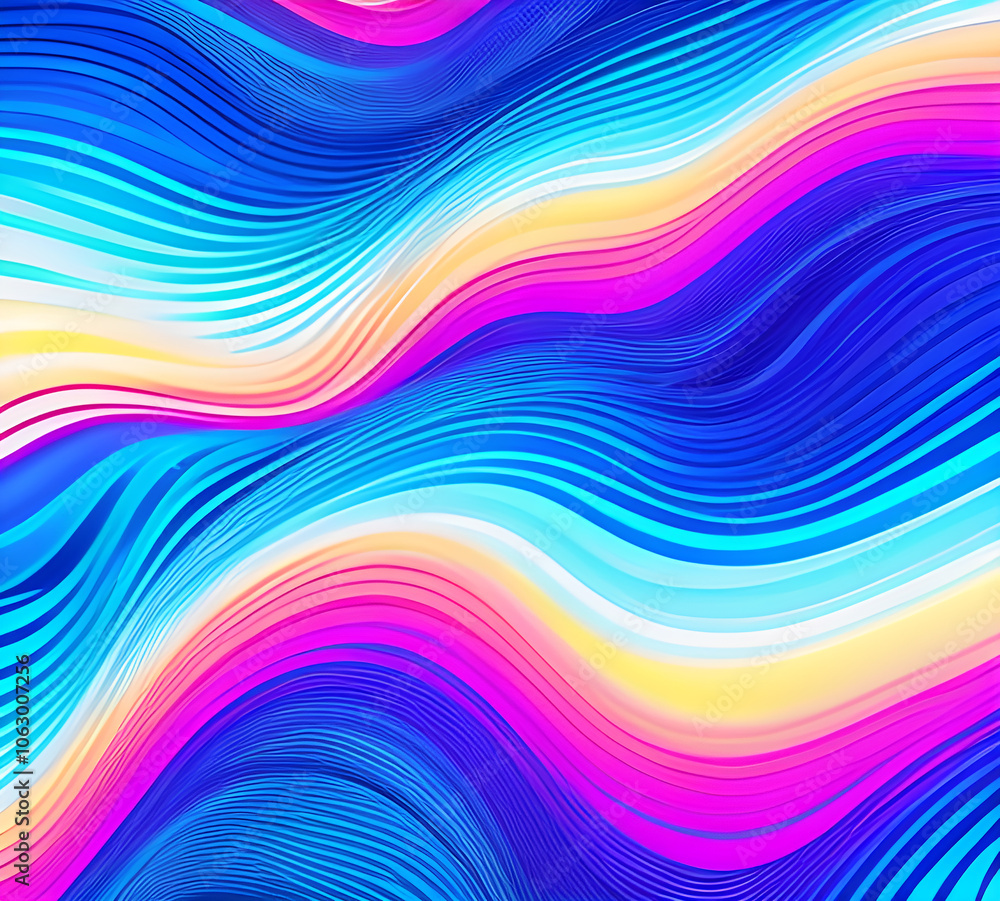Blue and colorful wavy dynamic motion graphics. light motion shape curve. wavy banner template. background texture, neat cracks, 8k quality. generative ai Blue and colorful wavy dynamic motion graphics. light motion shape curve. wavy banner template. background texture, neat cracks, 8k quality. generative ai