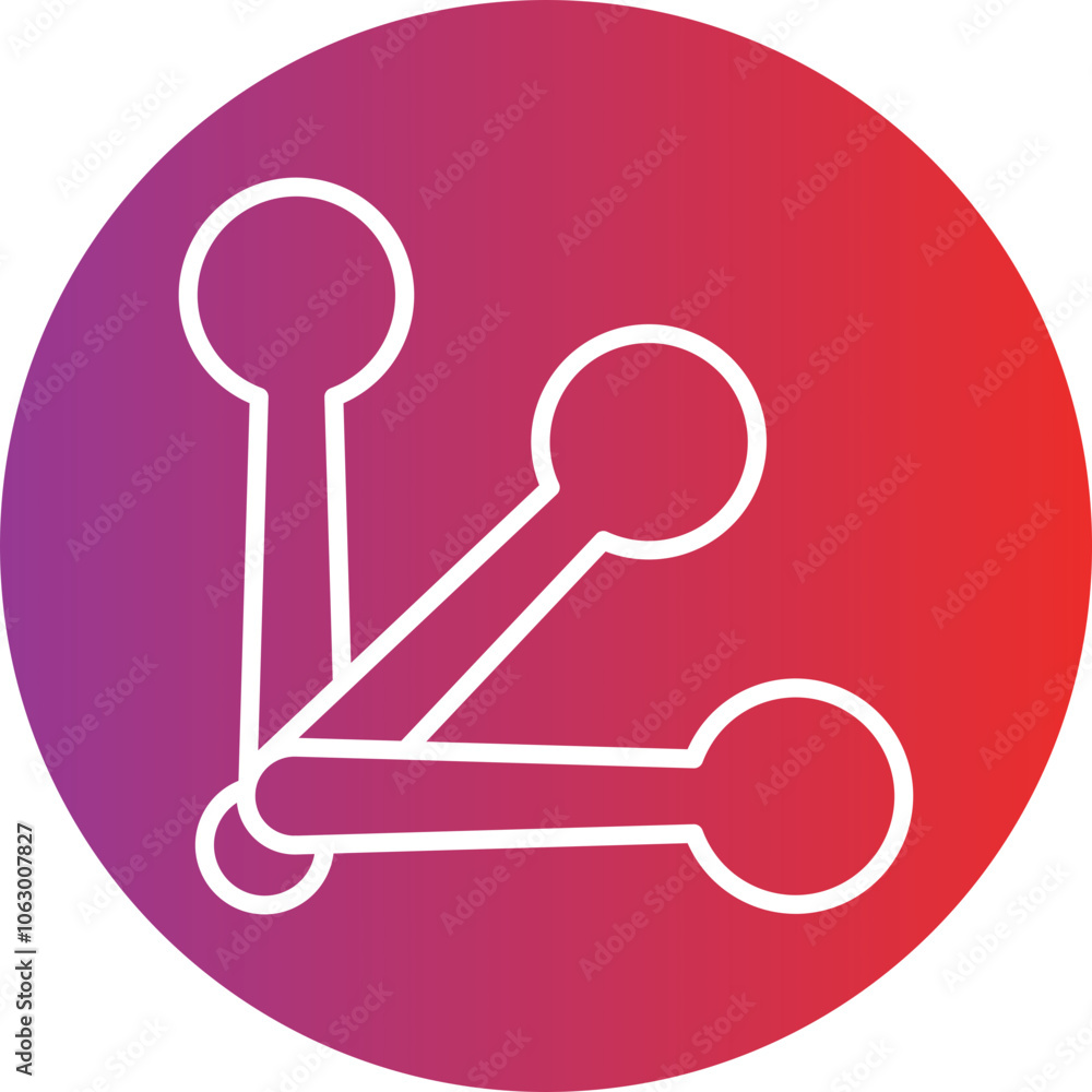 Measuring Spoon icon style Measuring Spoon icon style