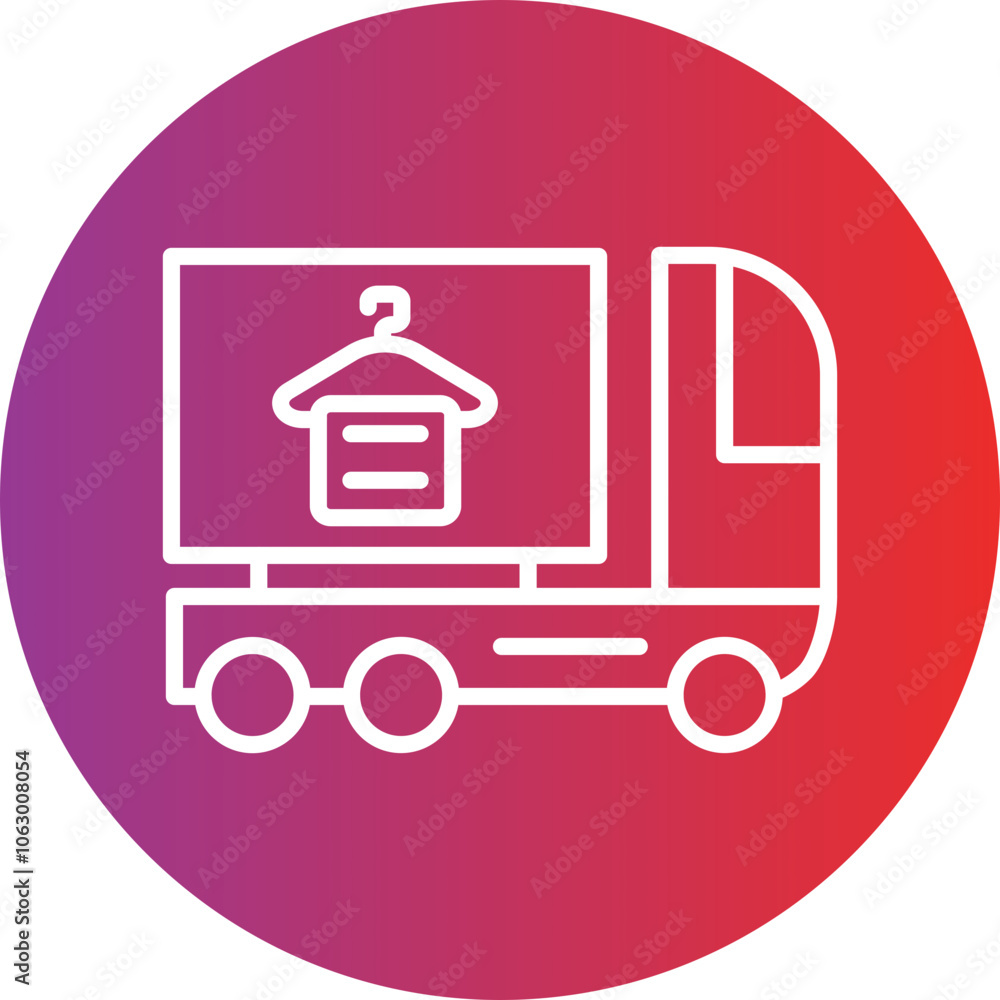 Delivery Truck icon style Delivery Truck icon style