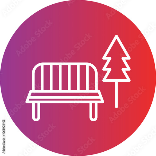 Park Bench icon style