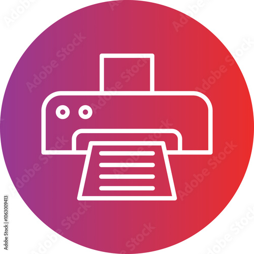 Print icon style