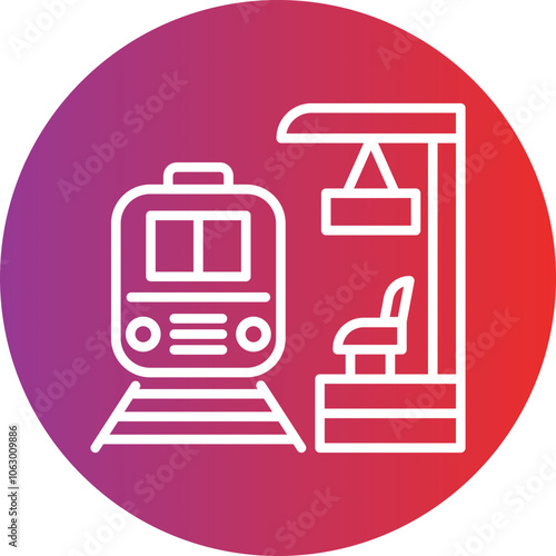 Train Platform icon style