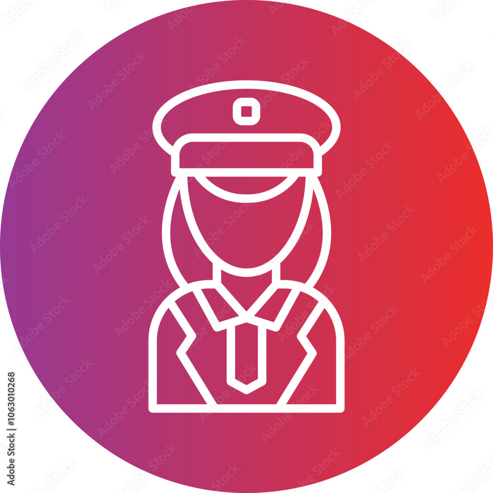 Lady Driver icon style Lady Driver icon style