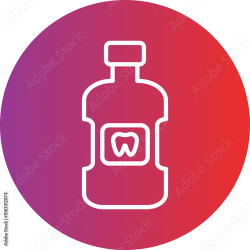 Mouthwash icon style