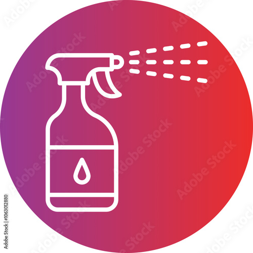 Spray Bottle icon style