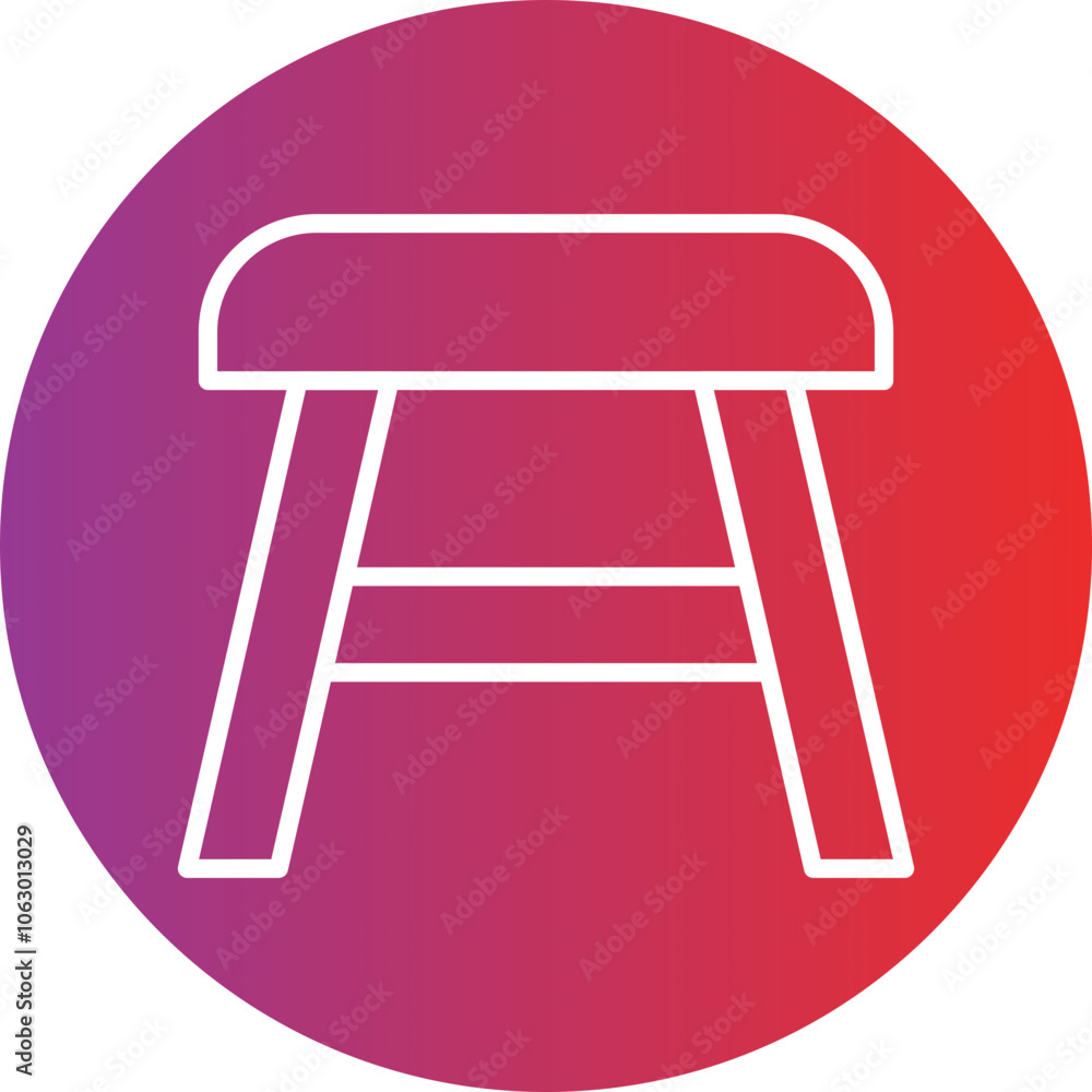Stool icon style Stool icon style