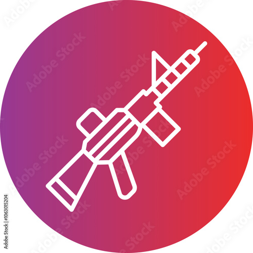 Gun icon style