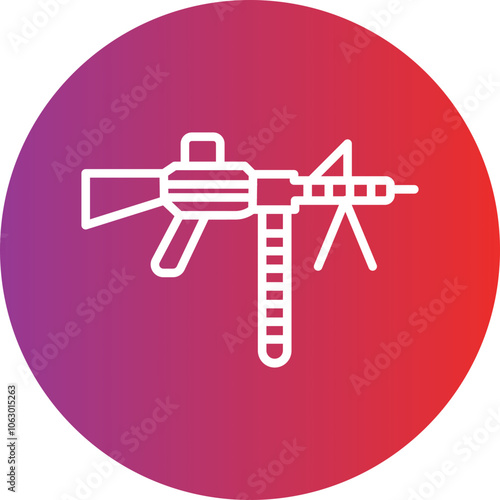 Machine Gun icon style