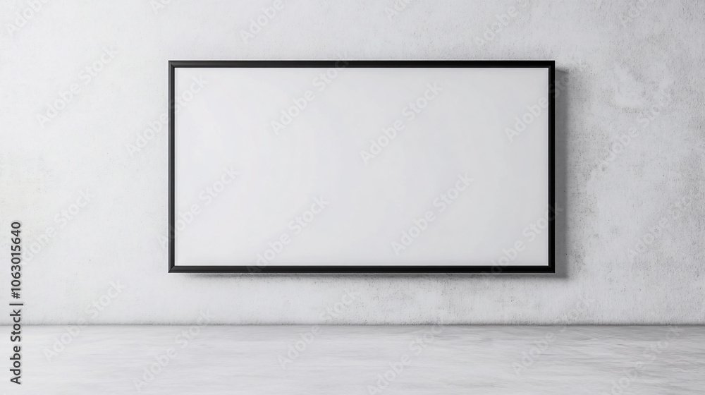 A modern jumbotron, turned off, positioned against a seamless white background. The screen is large and dark, with a thin, matte black frame that gives a sleek and futuristic look. The jumbotron’s A modern jumbotron, turned off, positioned against a seamless white background. The screen is large and dark, with a thin, matte black frame that gives a sleek and futuristic look. The jumbotron’s