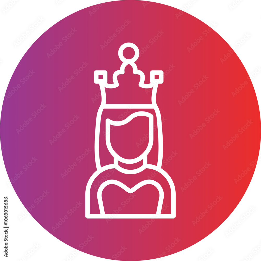 Queen icon style Queen icon style