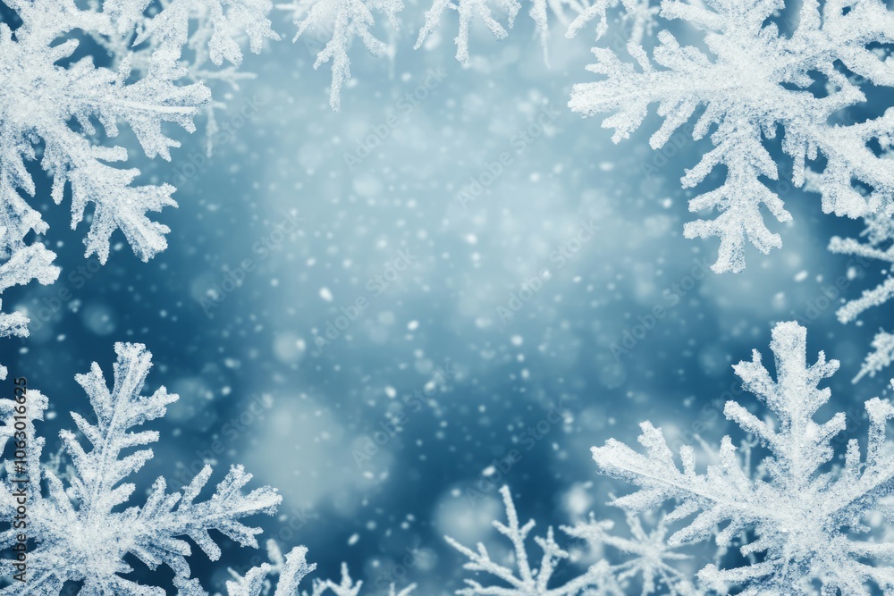 Merry Christmas background concept with snowflake Merry Christmas background concept with snowflake