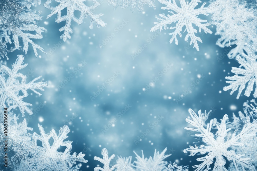 Merry Christmas background concept with snowflake Merry Christmas background concept with snowflake