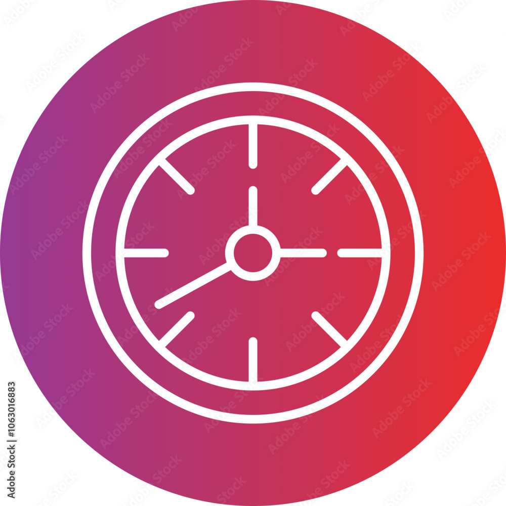 Wall Clock icon style Wall Clock icon style