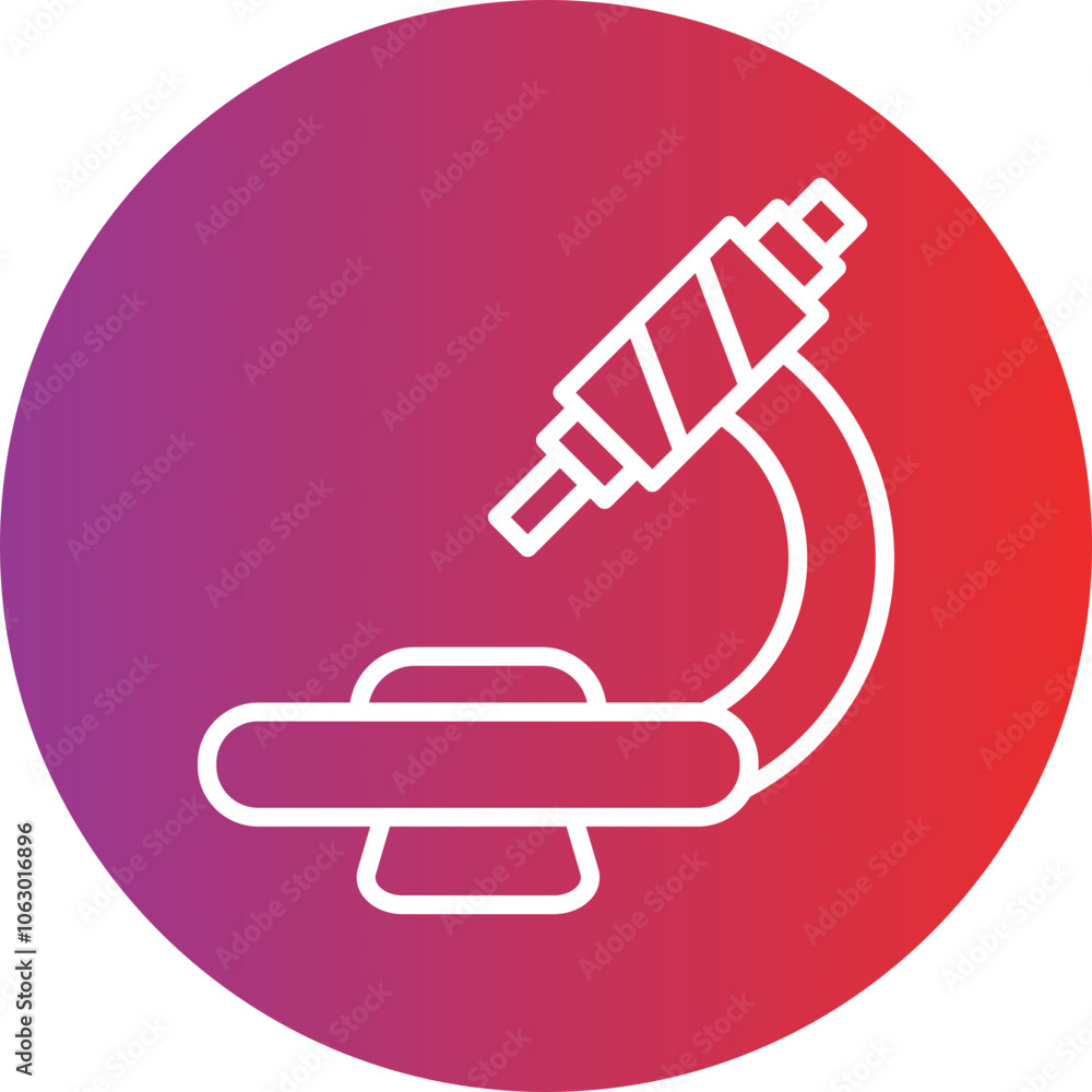 Microscope icon style Microscope icon style