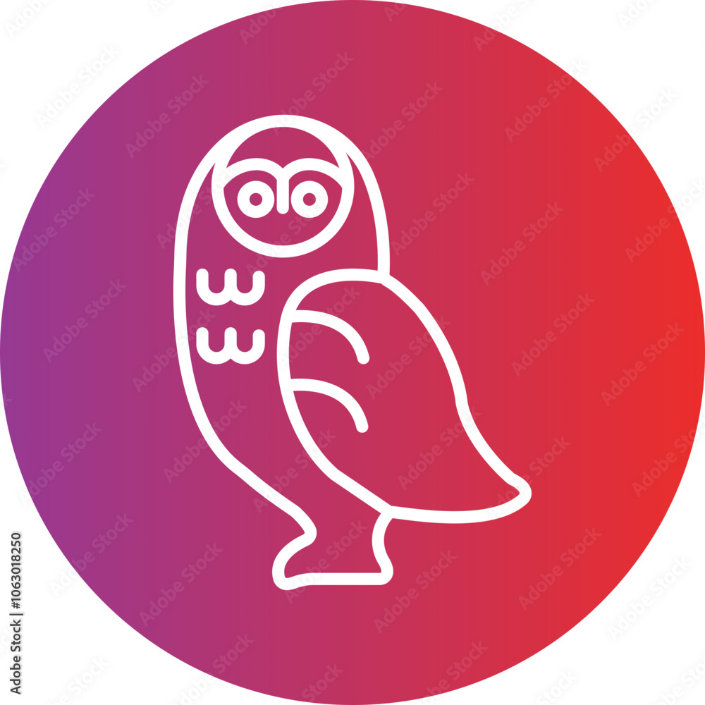 Snowy Owl icon style Snowy Owl icon style