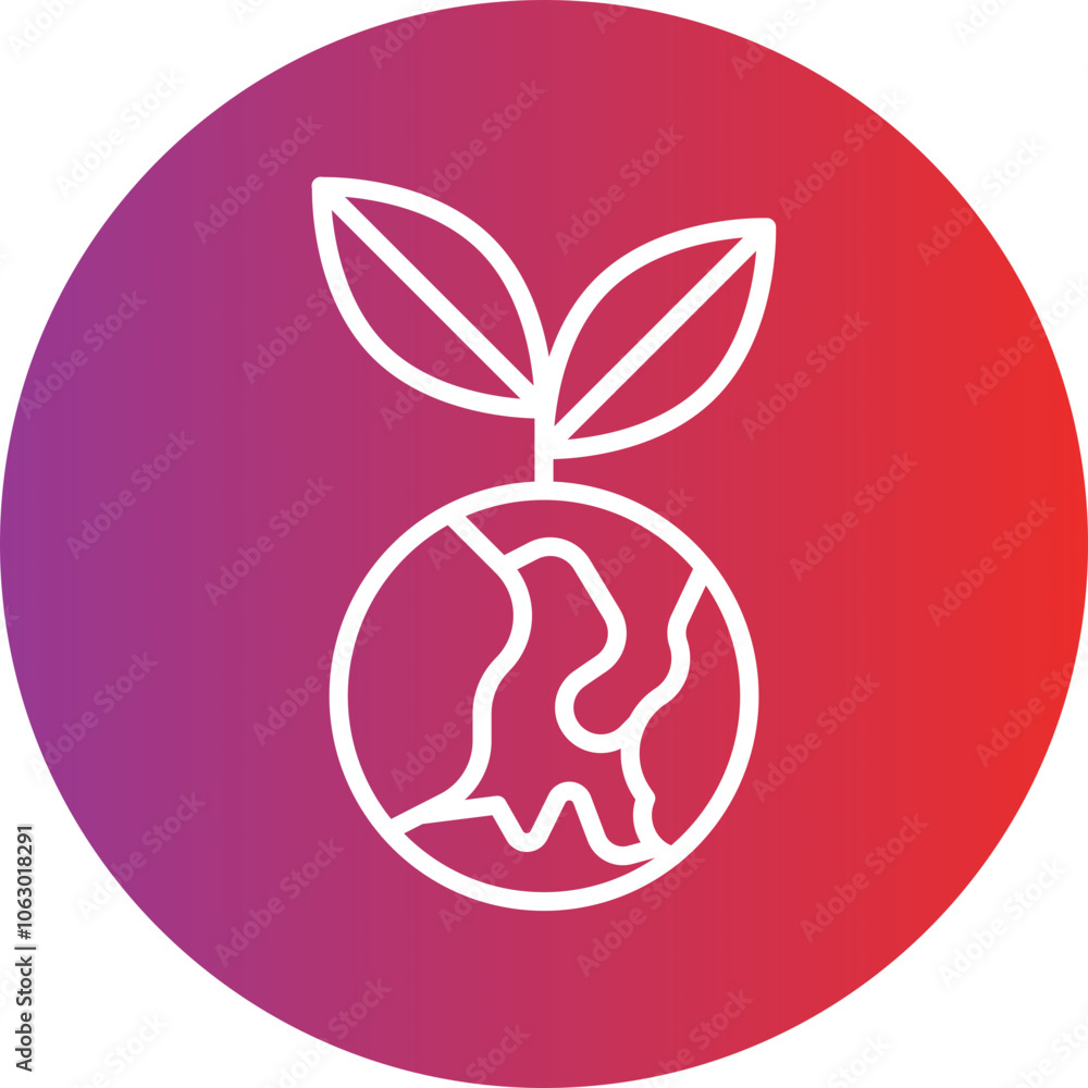 Ecology icon style Ecology icon style