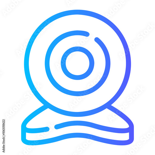 webcam Line Gradient Icon