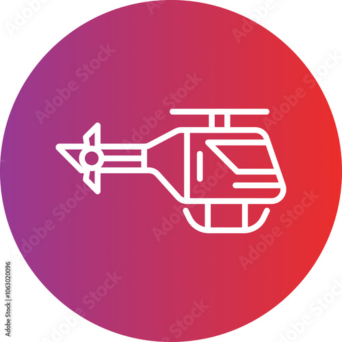 Helicopter icon style