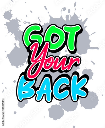Got your back quotes design
