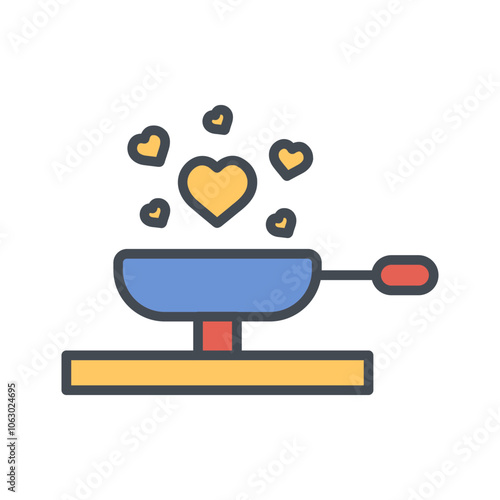 Cooking Love Vector Icon