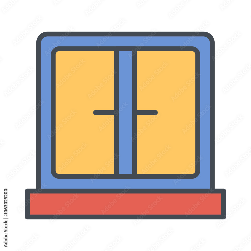 Obraz premium Window Vector Icon