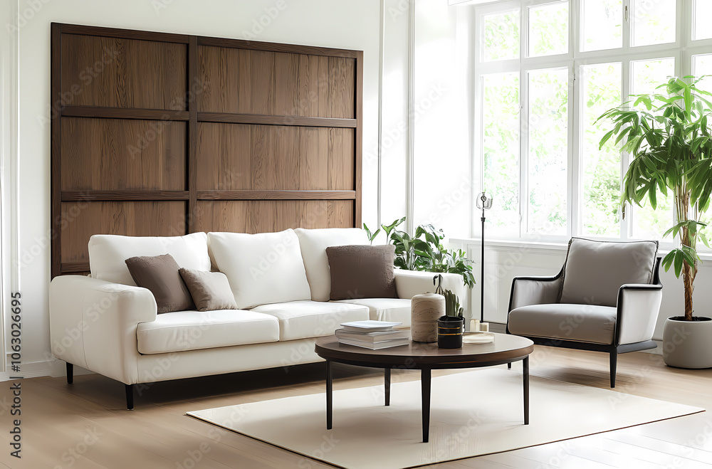 Modern home scene Modern home scene