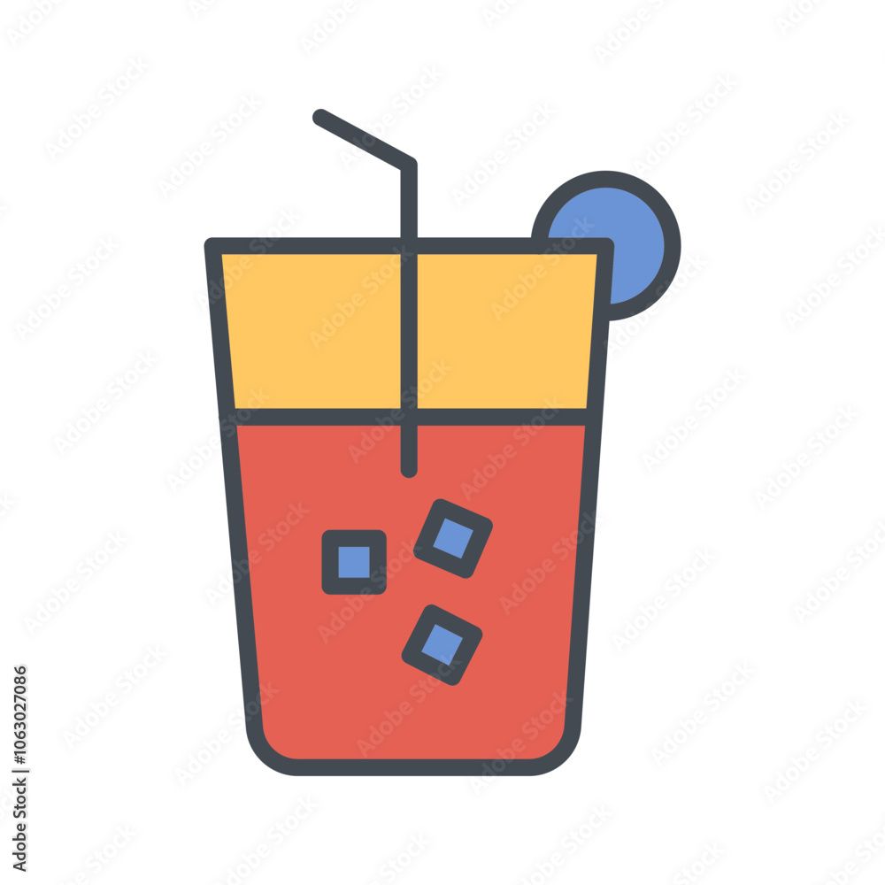 Party Drinks Vector Icon Party Drinks Vector Icon