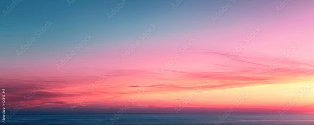 Stunning gradient sky at sunset with vibrant pink and blue hues. Stunning gradient sky at sunset with vibrant pink and blue hues.