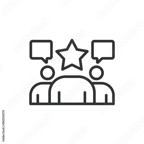 Candidate, icon in line design. Candidate, election, nominee, politician, representative, selection, vote on white background vector. Candidate editable stroke icon