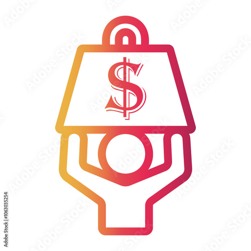 balance Line Gradient Icon