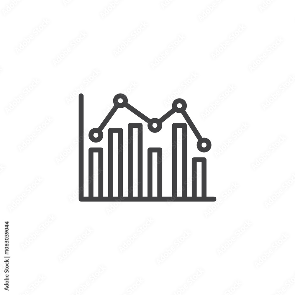 Statistical Process line icon Statistical Process line icon