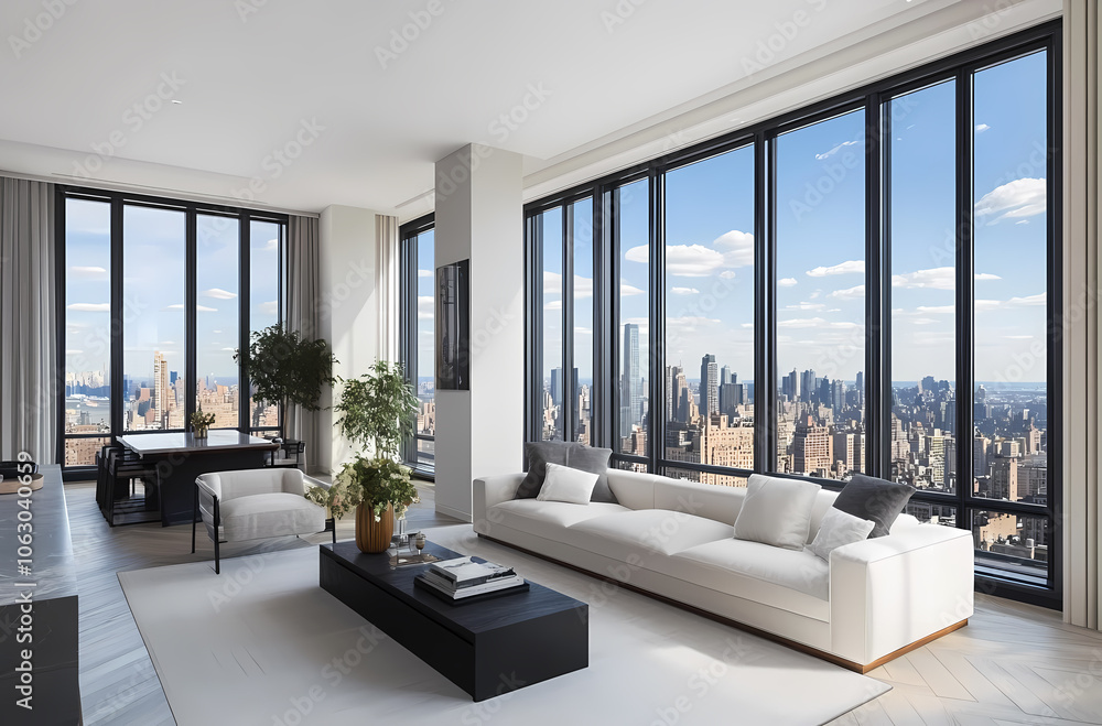 Fototapeta premium Modern home scene