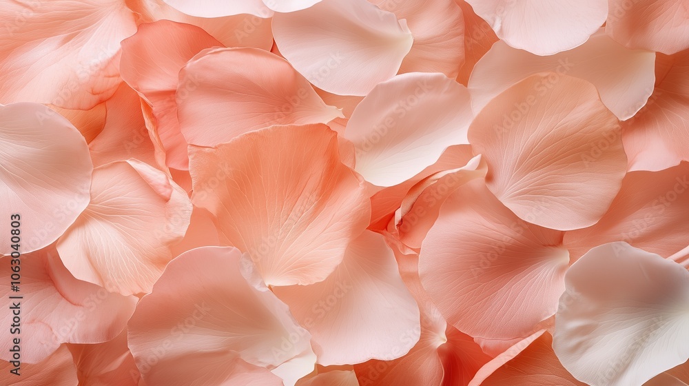 A close-up shot of delicate, soft pink rose petals forming a romantic backdrop. A close-up shot of delicate, soft pink rose petals forming a romantic backdrop.