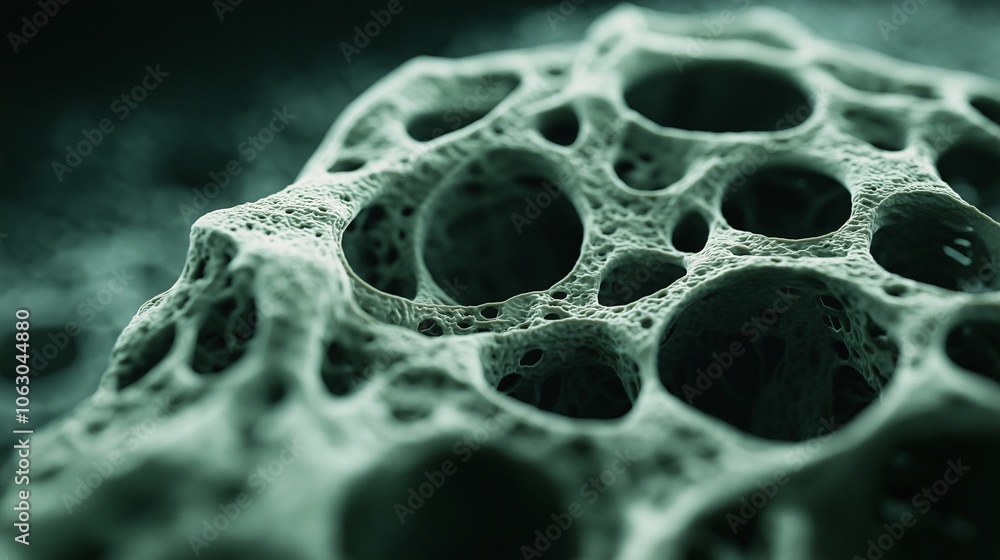 Close-Up View of Plant Stem Structure at High Magnification Close-Up View of Plant Stem Structure at High Magnification
