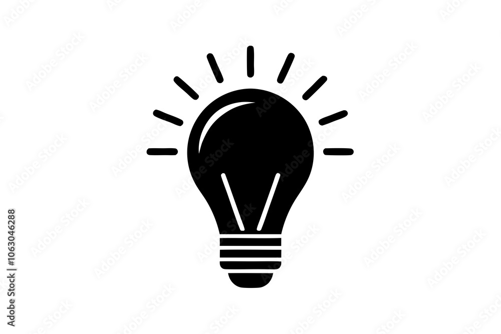 Light bulb icon on light background. Idea symbol. Electric lamp, light, innovation, solution, creative thinking, electricity. Outline, flat and colored style. Flat design. on white background. Light bulb icon on light background. Idea symbol. Electric lamp, light, innovation, solution, creative thinking, electricity. Outline, flat and colored style. Flat design. on white background.