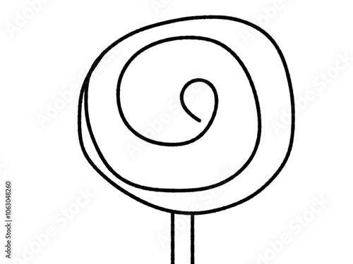 Lollipop illustration or candy illustration