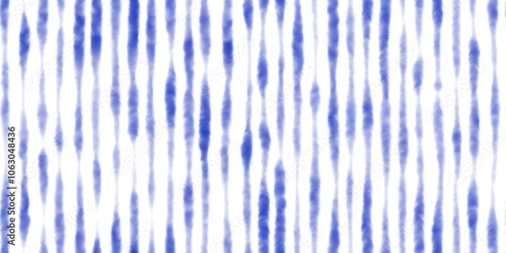 Blurred watercolor striped seamless pattern. Dark blue and white vertical wavy lines Blurred watercolor striped seamless pattern. Dark blue and white vertical wavy lines