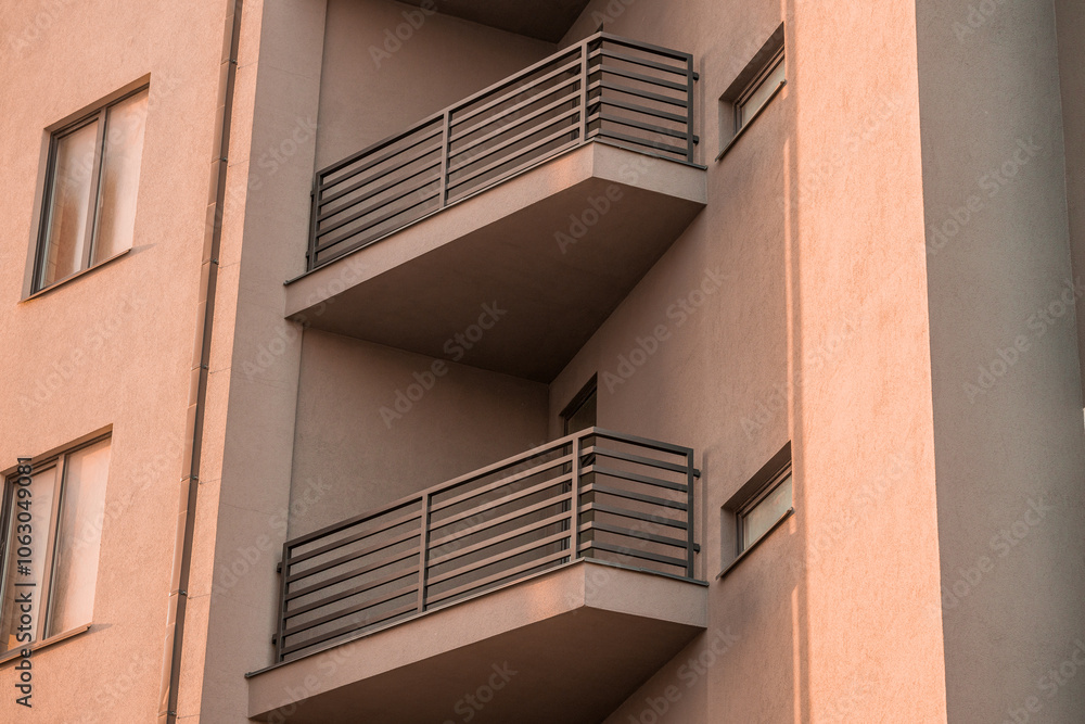 architecture living building modern house design exterior facade balcony and walls textured elements architecture living building modern house design exterior facade balcony and walls textured elements