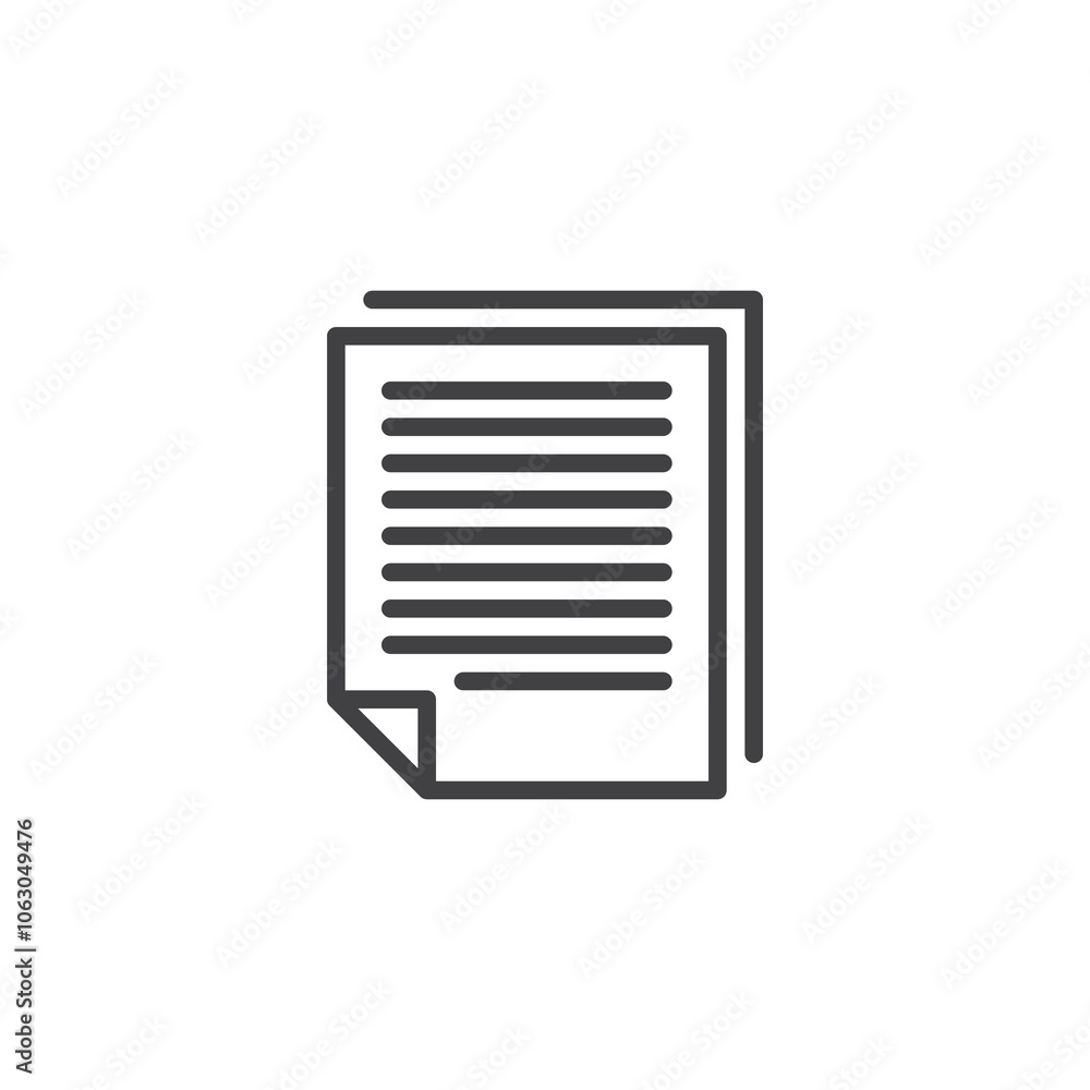 Documentation line icon Documentation line icon