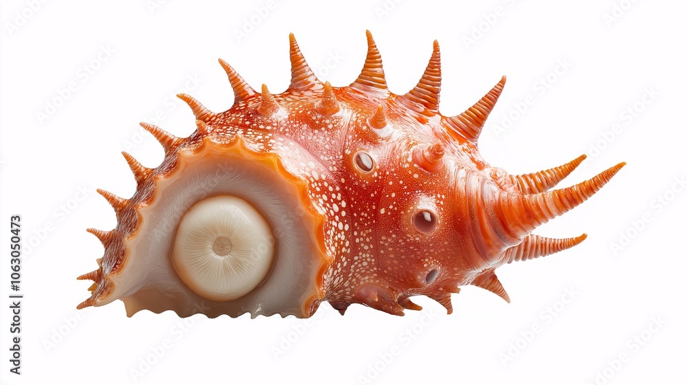 Unique Spiral Shell of a Marine Organism Unique Spiral Shell of a Marine Organism