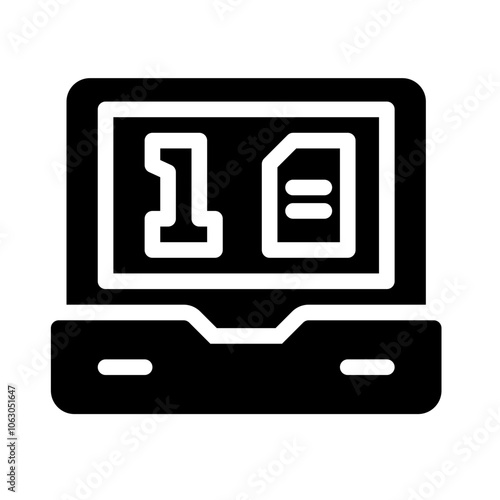 Icon Incoming Contact With Style Glyph