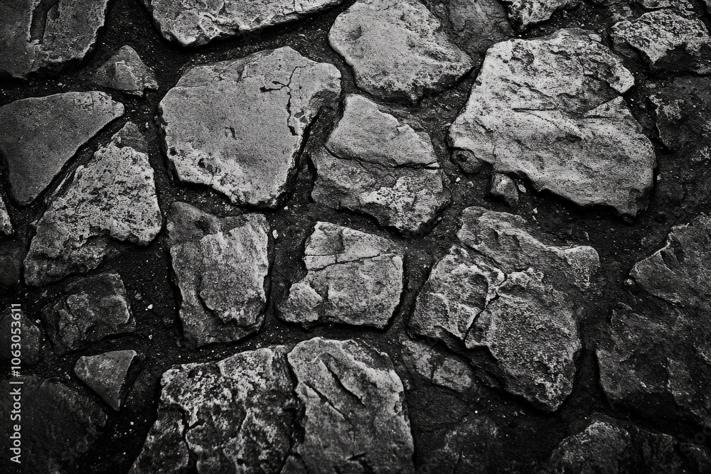 An abstract image of stone surfaces with cracked textures, creating an intriguing pattern. This artistic piece highlights the intricate beauty of natural stone formations. An abstract image of stone surfaces with cracked textures, creating an intriguing pattern. This artistic piece highlights the intricate beauty of natural stone formations.