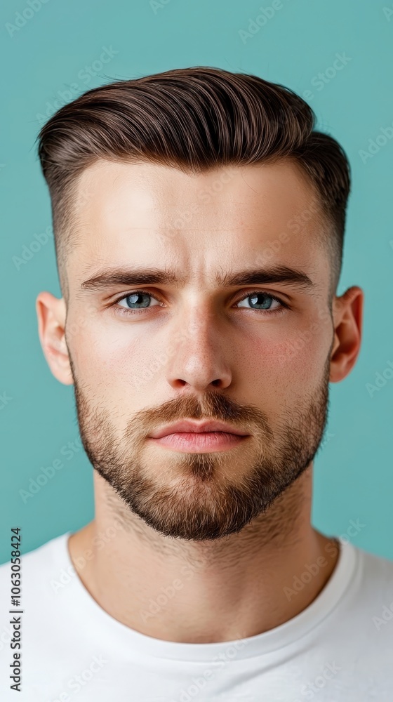 A man with a shaved head and a beard A man with a shaved head and a beard