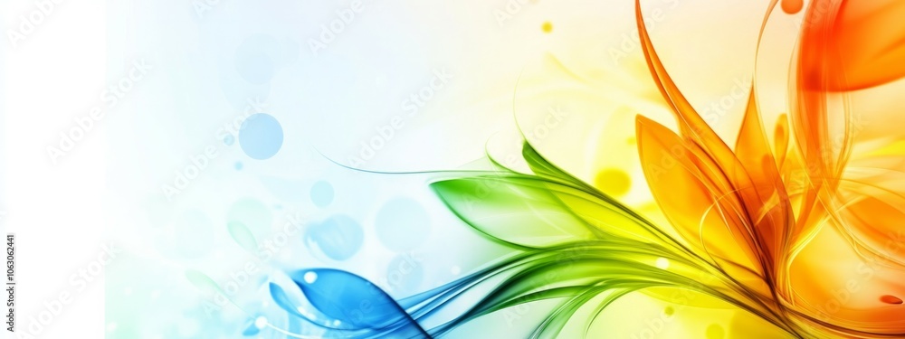 Colorful abstract light and wavy desktop background Colorful abstract light and wavy desktop background