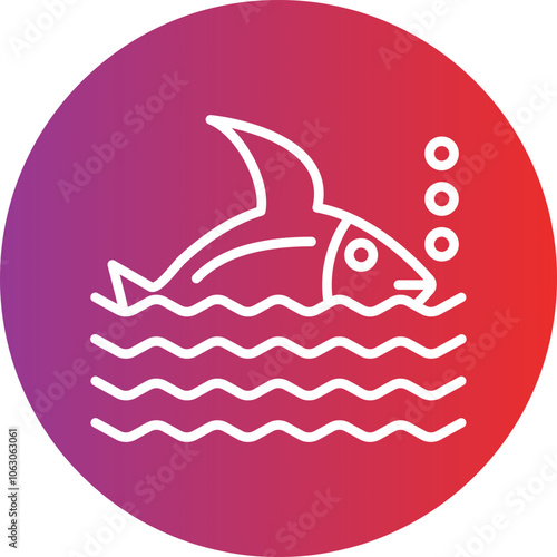 Fish Vector Icon Style