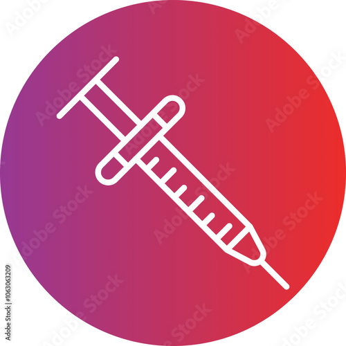 Syringe Vector Icon Style