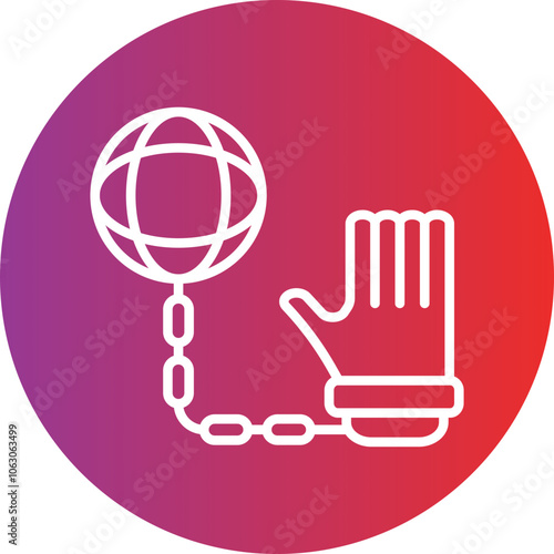 Internet Addiction Vector Icon Style