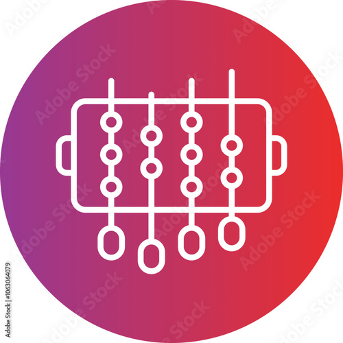 Foosball Vector Icon Style
