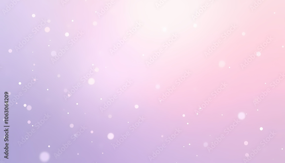 Obraz premium Christmas background in pastel pink and purple with bokeh or festive lights, ideal for vibrant and joyful holiday designs.